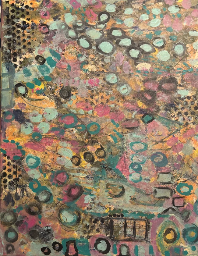 Circle Of Life, original artwork by Fort Walton Beach Artist, Laurette Turner.