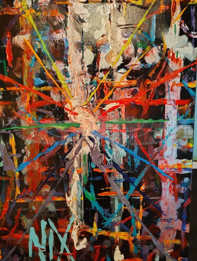 Divertimento, original work of art by Fort Walton Beach Artist Harriet Nix